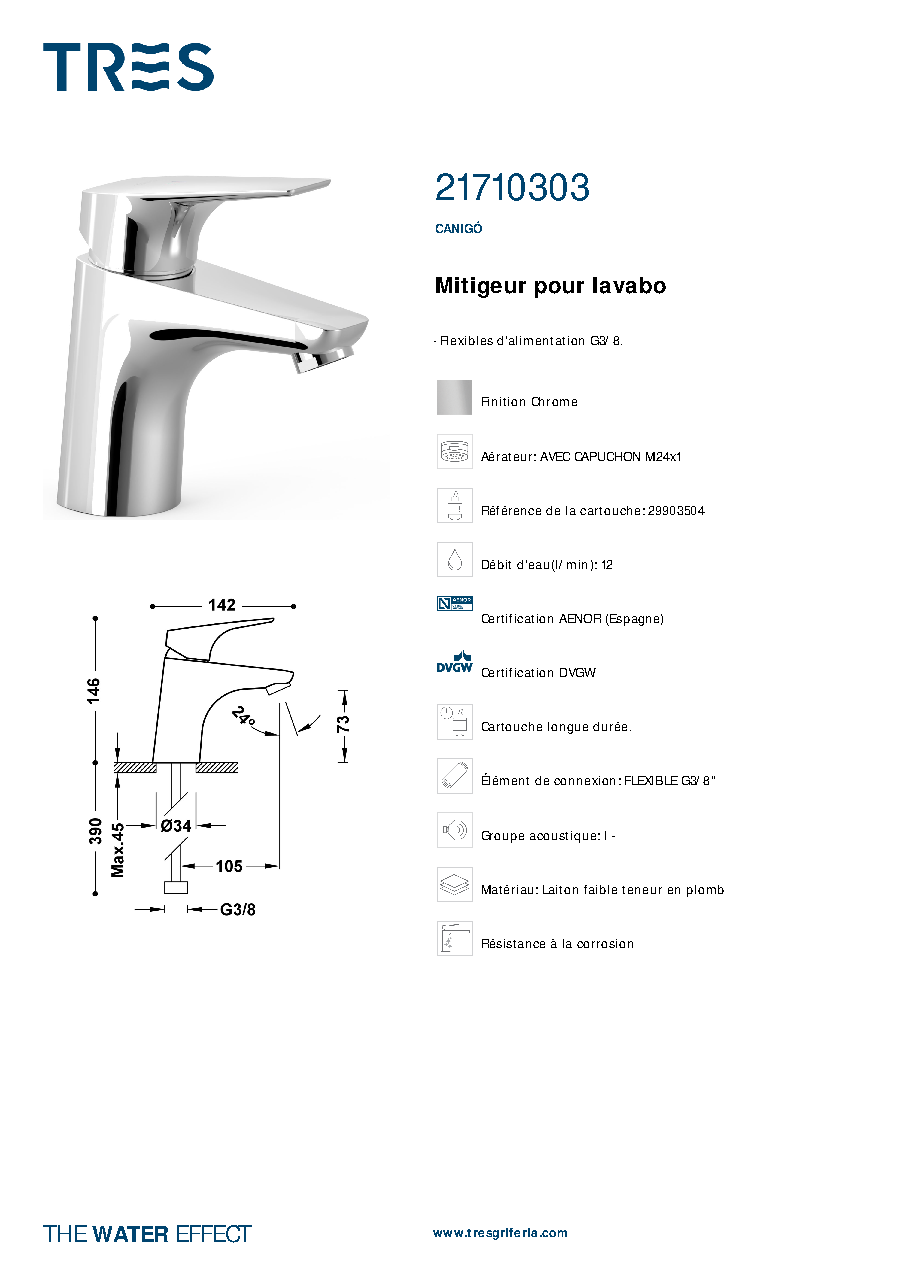 Fiche technique fournisseur
