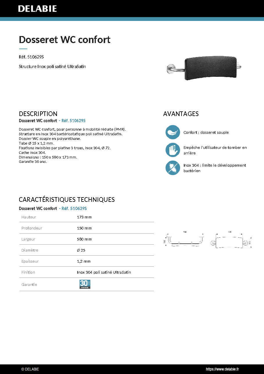 Fiche technique fournisseur