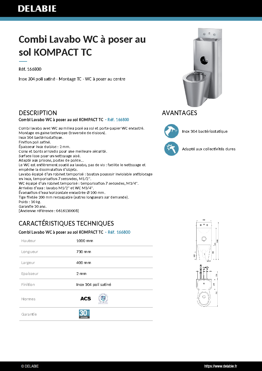 Fiche technique fournisseur