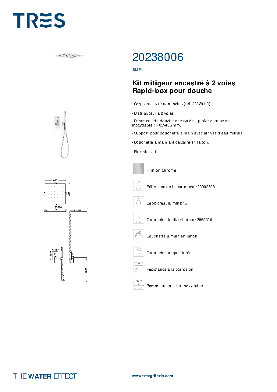 Fiche technique fournisseur