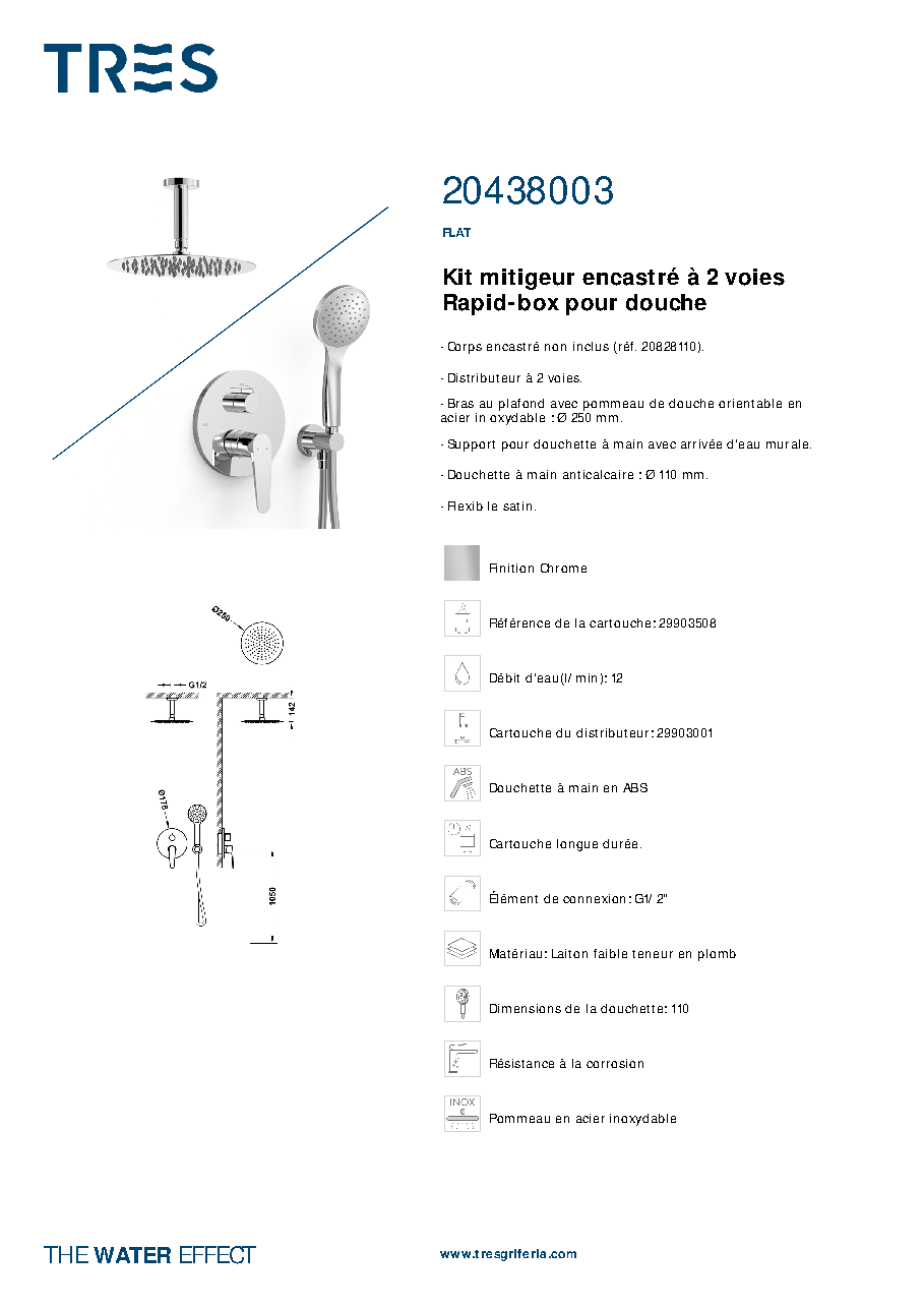 Fiche technique fournisseur