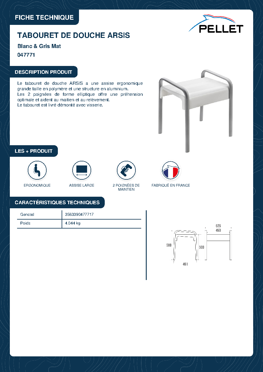 Fiche technique fournisseur