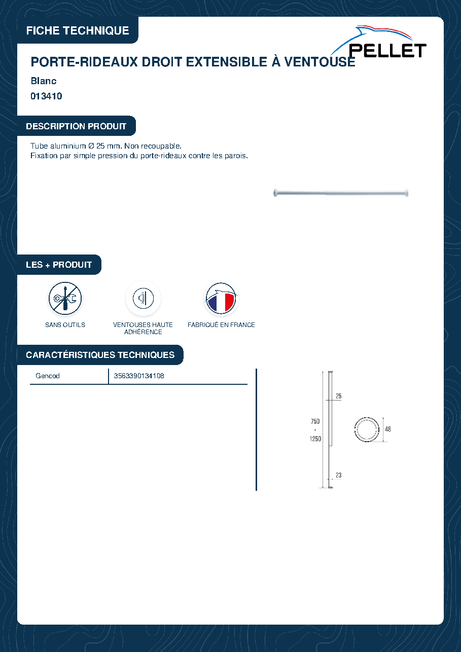 Fiche technique fournisseur
