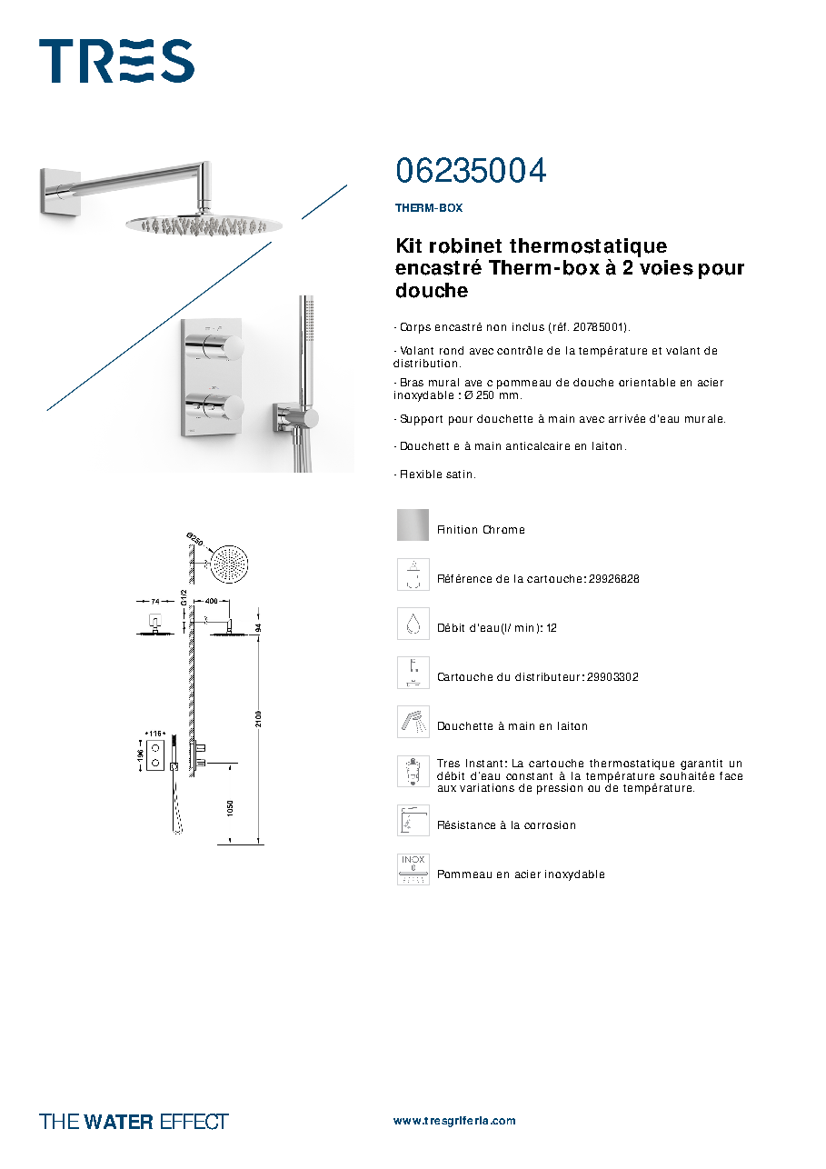 Fiche technique fournisseur
