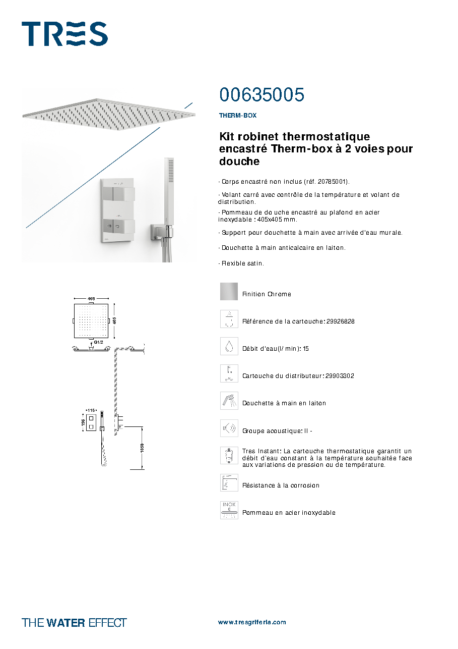 Fiche technique fournisseur