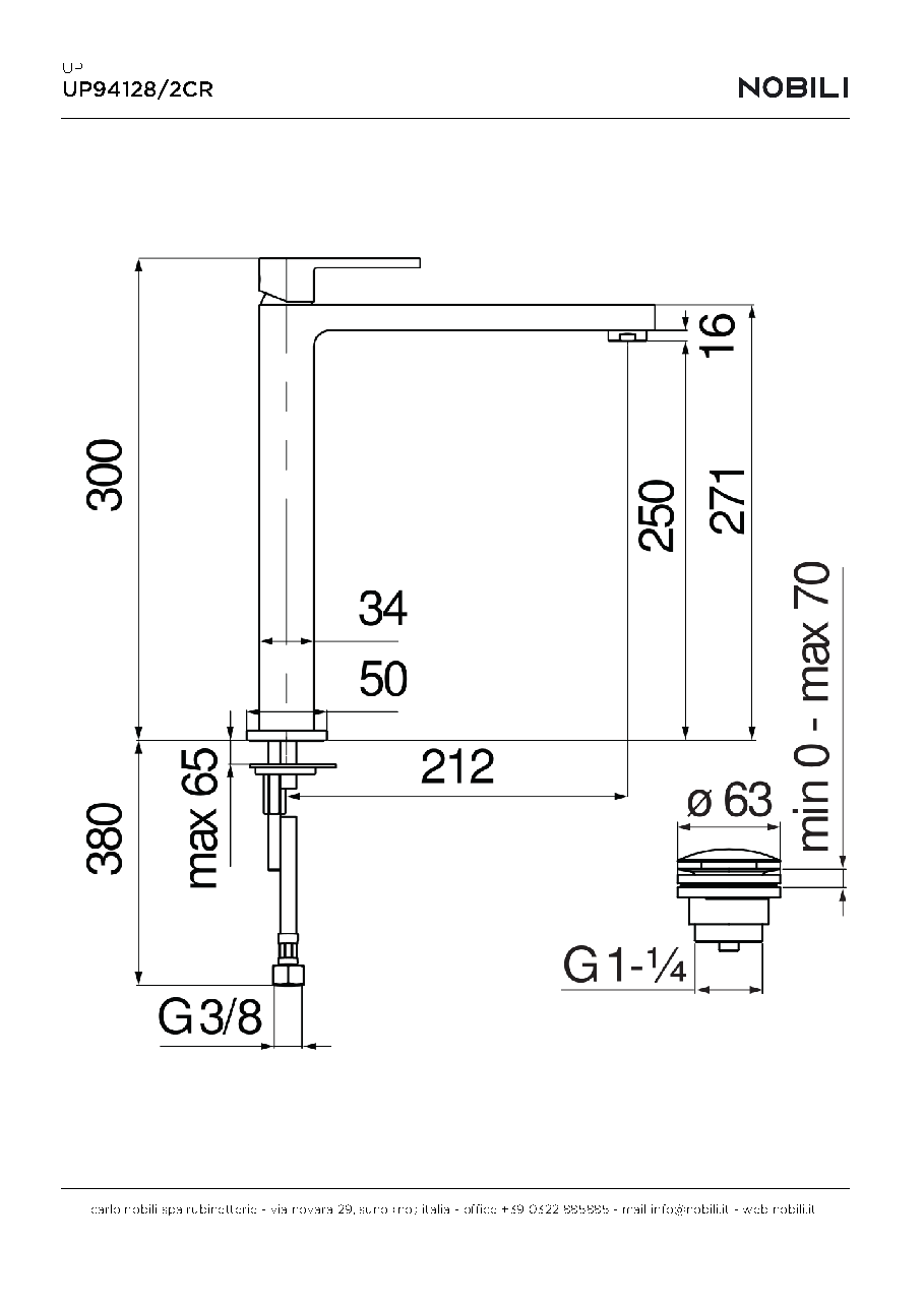 Fiche technique fournisseur