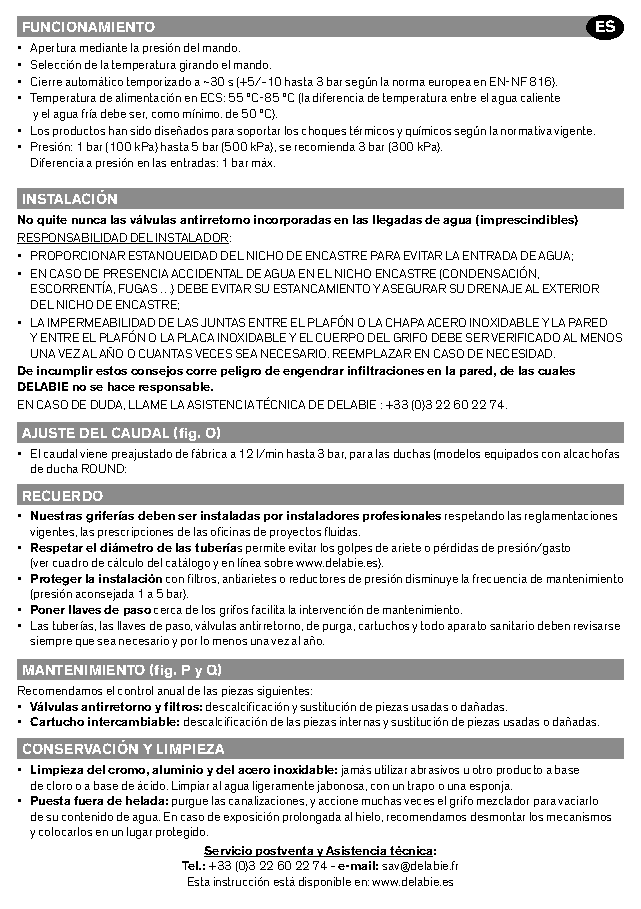 Fiche technique fournisseur