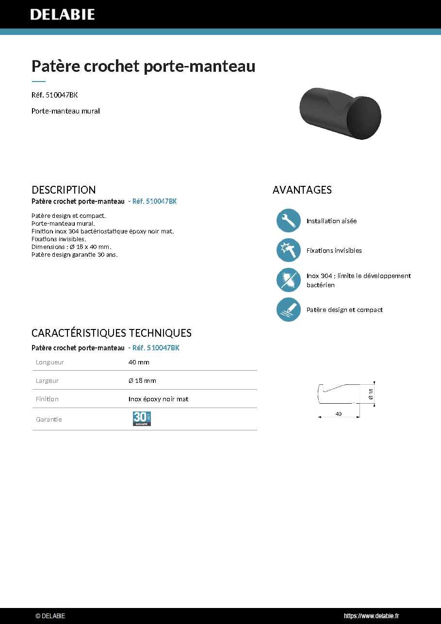 Fiche technique fournisseur