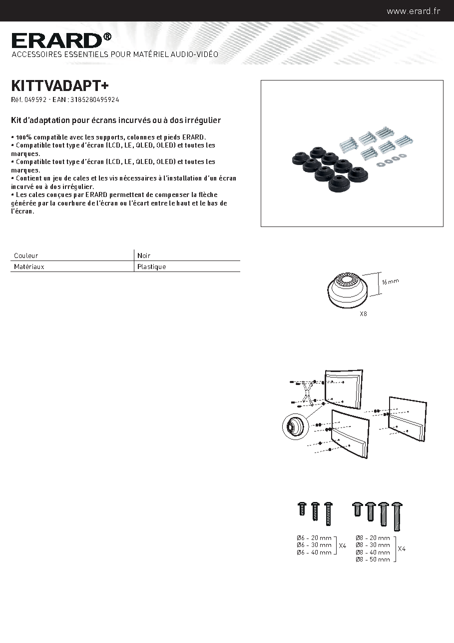 Fiche technique fournisseur