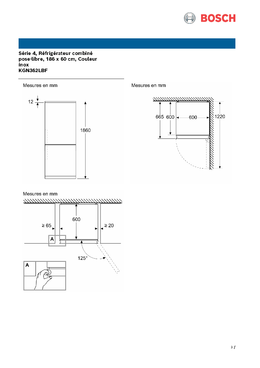 Fiche technique fournisseur