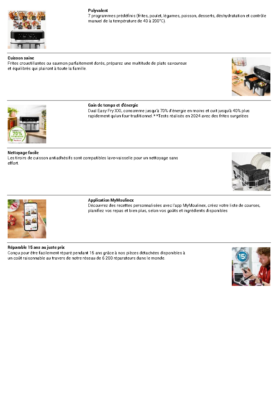 Fiche technique fournisseur