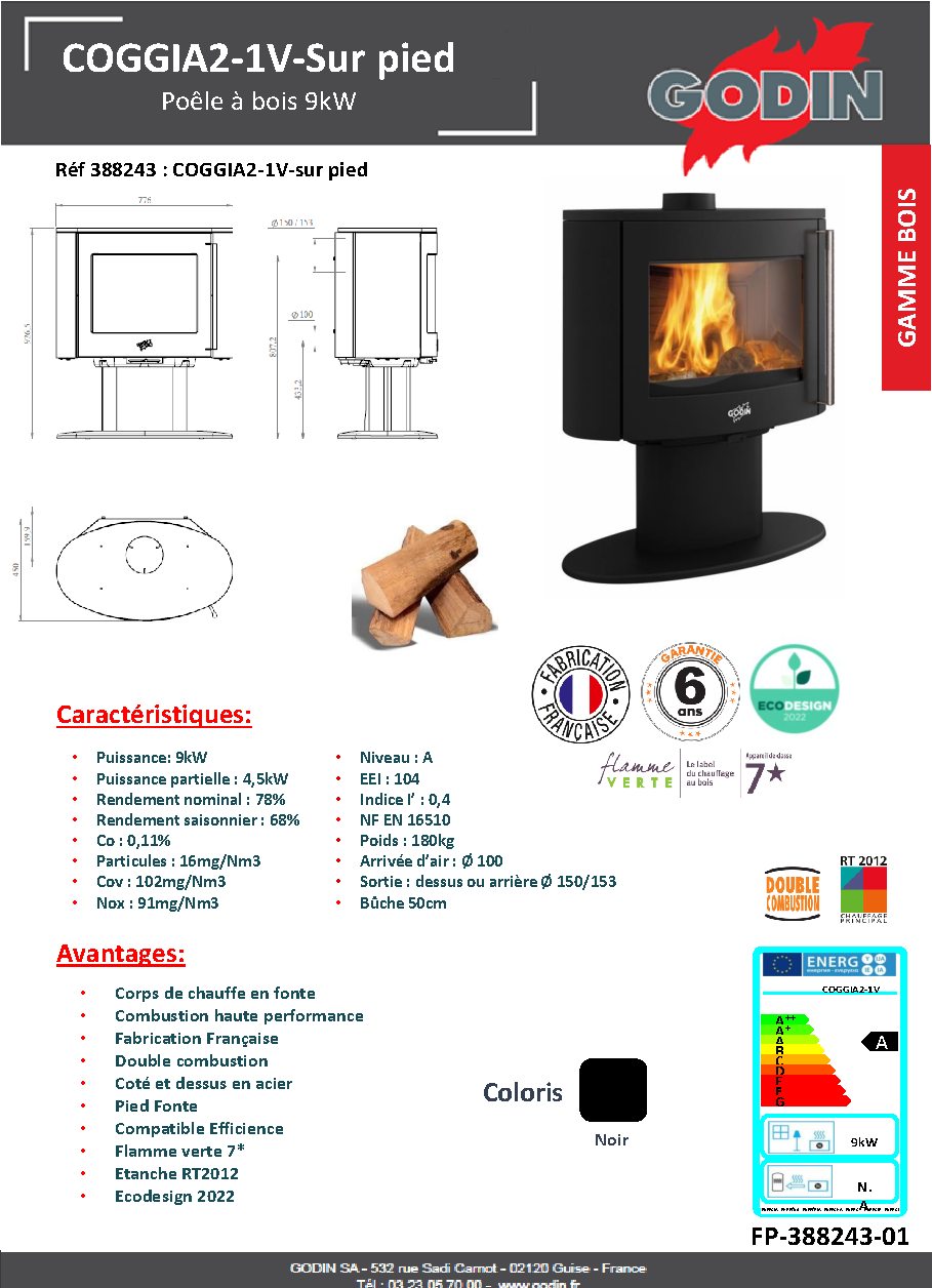 Fiche technique fournisseur