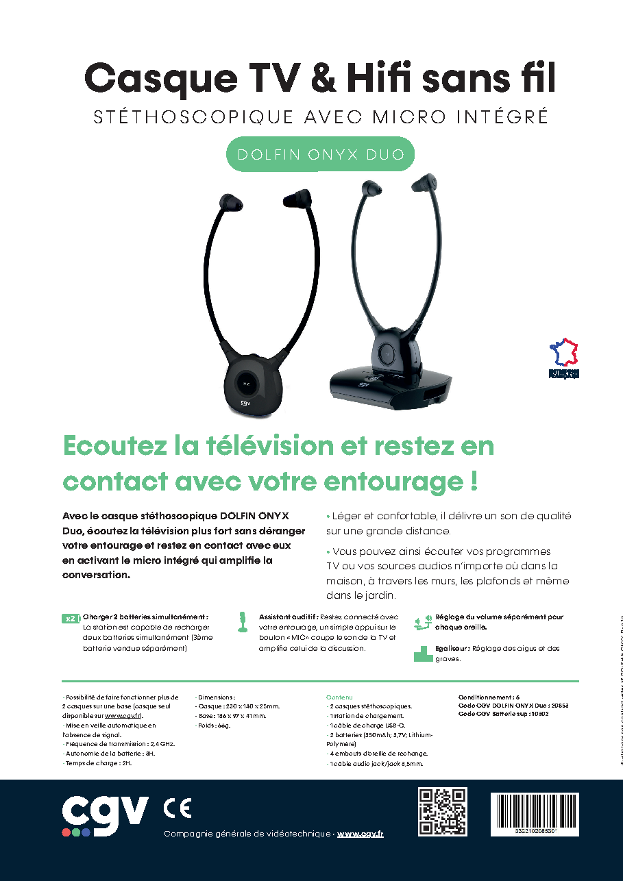 Fiche technique fournisseur