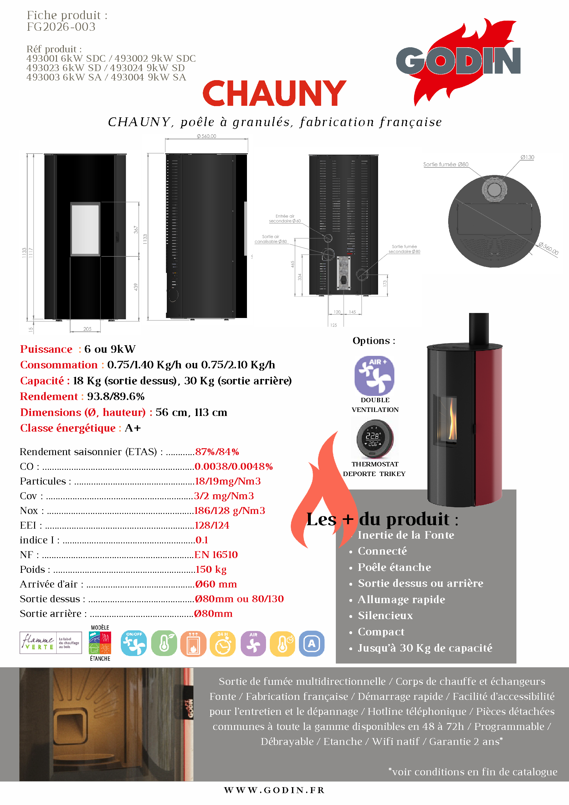Fiche technique fournisseur