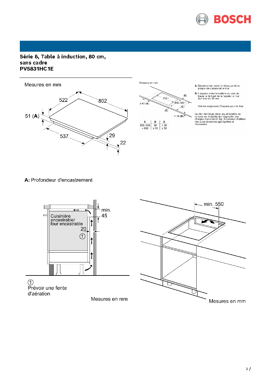 Fiche technique fournisseur