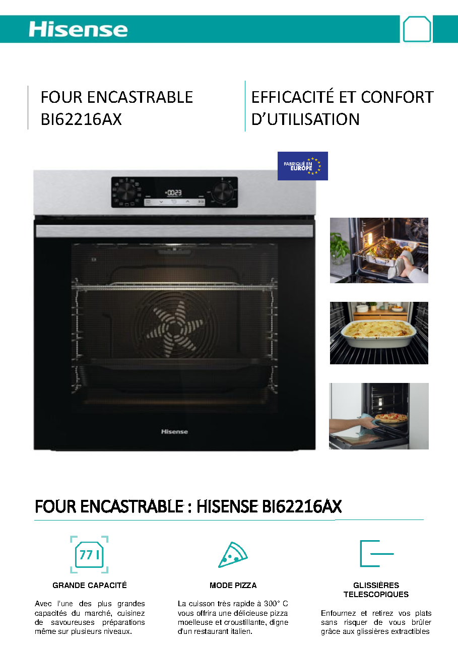 Fiche technique fournisseur