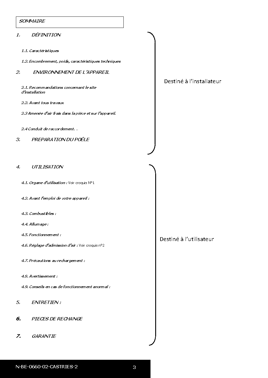 Fiche technique fournisseur