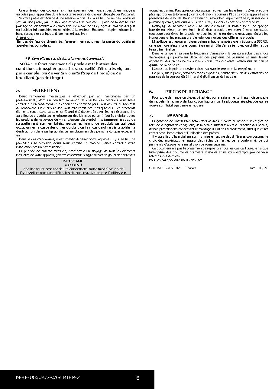 Fiche technique fournisseur