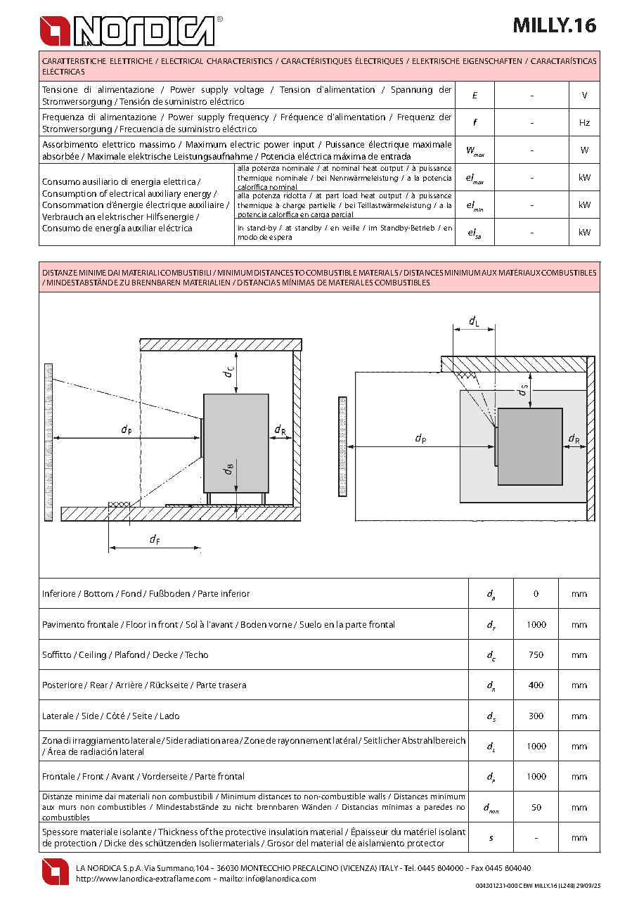 Fiche technique fournisseur