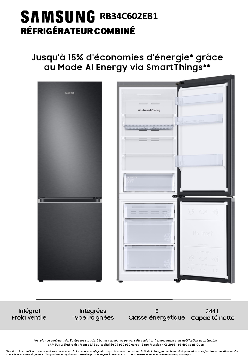 Fiche technique fournisseur