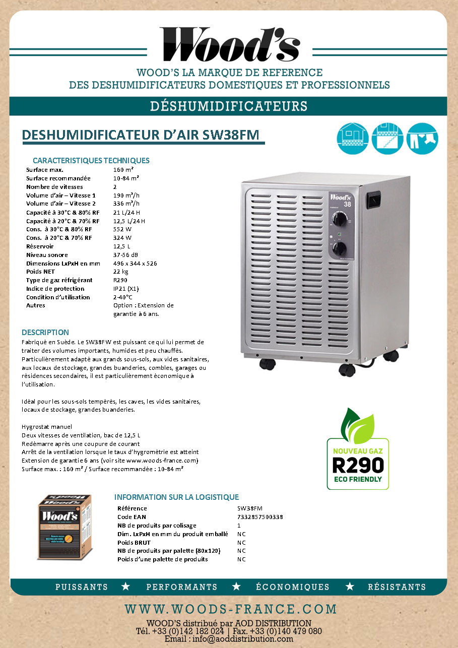 Fiche technique fournisseur
