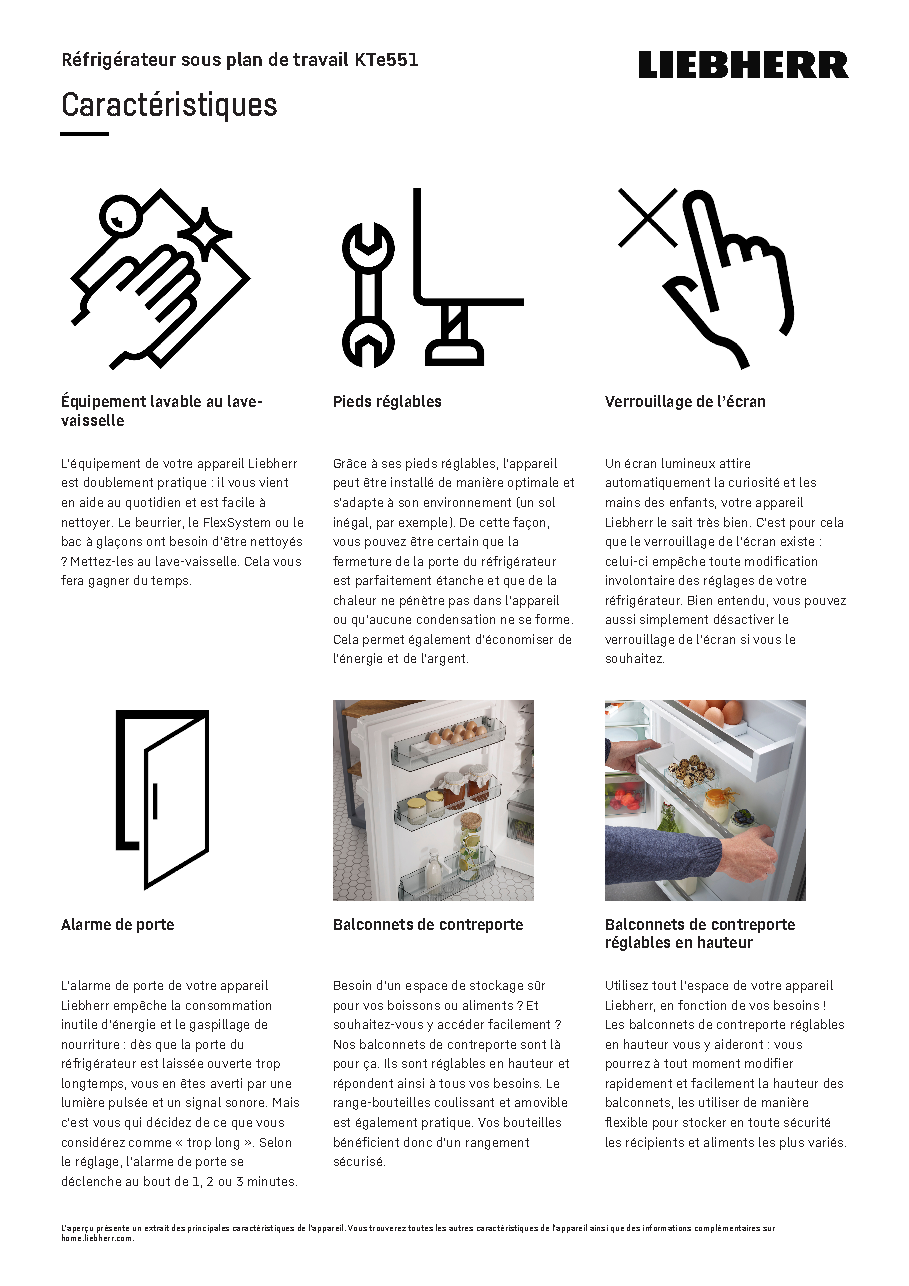Fiche technique fournisseur