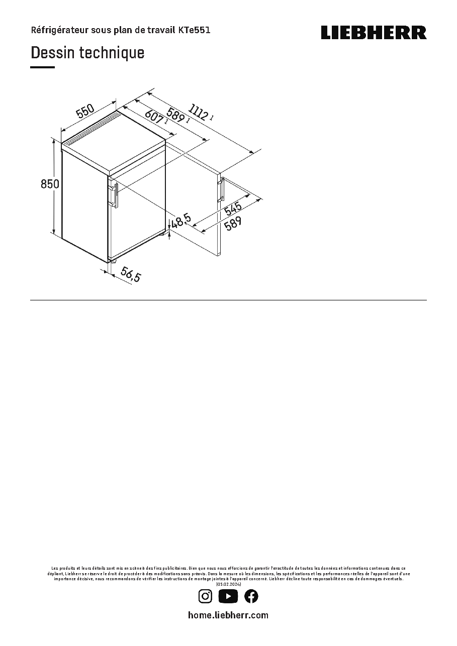 Fiche technique fournisseur