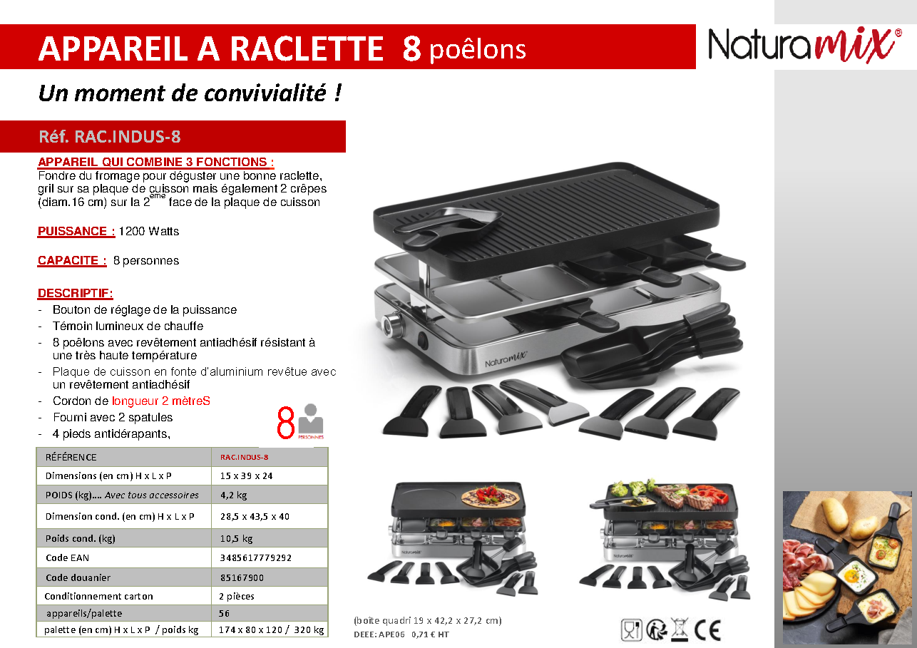 Fiche technique fournisseur