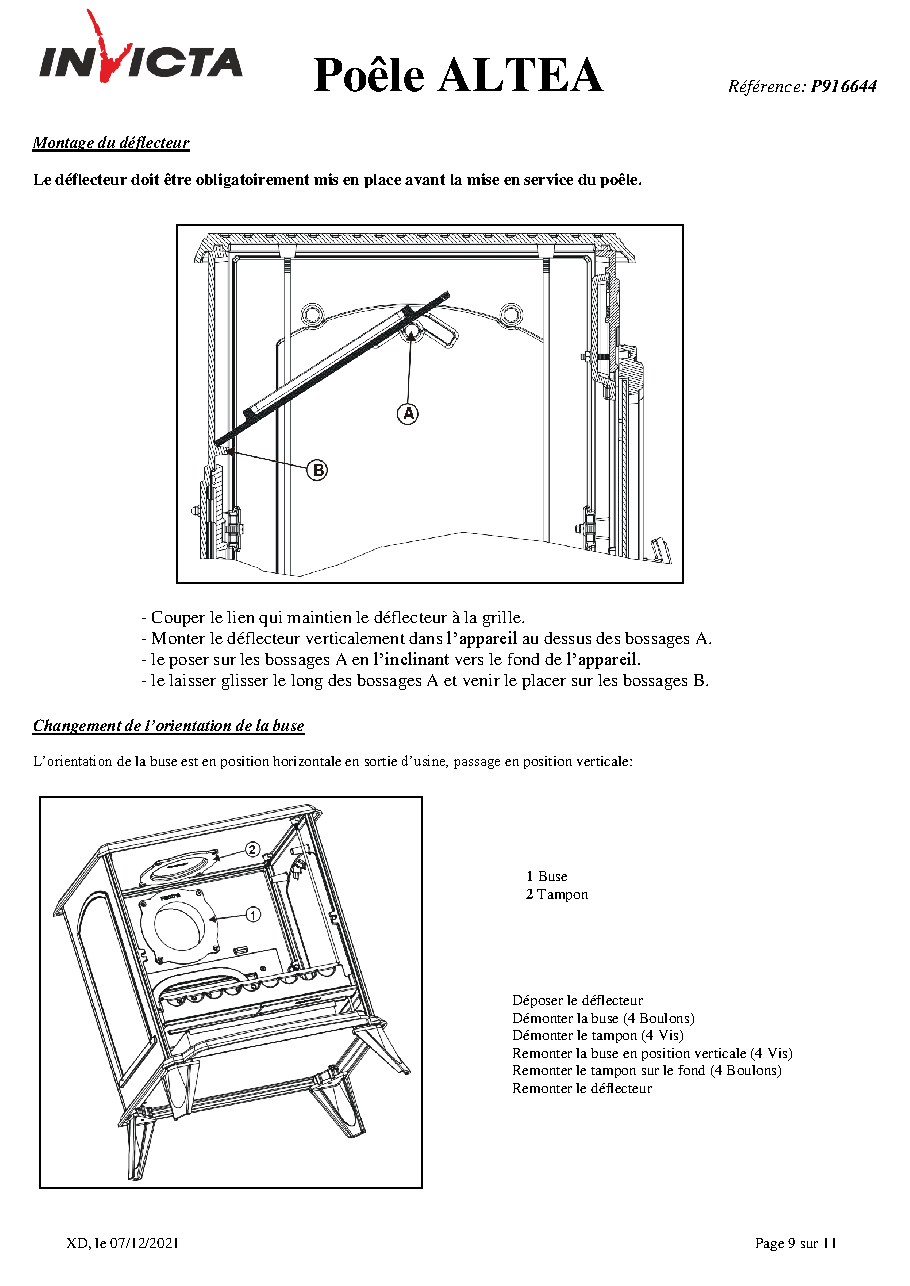 Fiche technique fournisseur