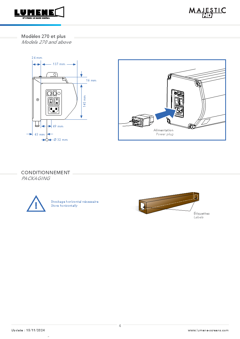 Fiche technique fournisseur