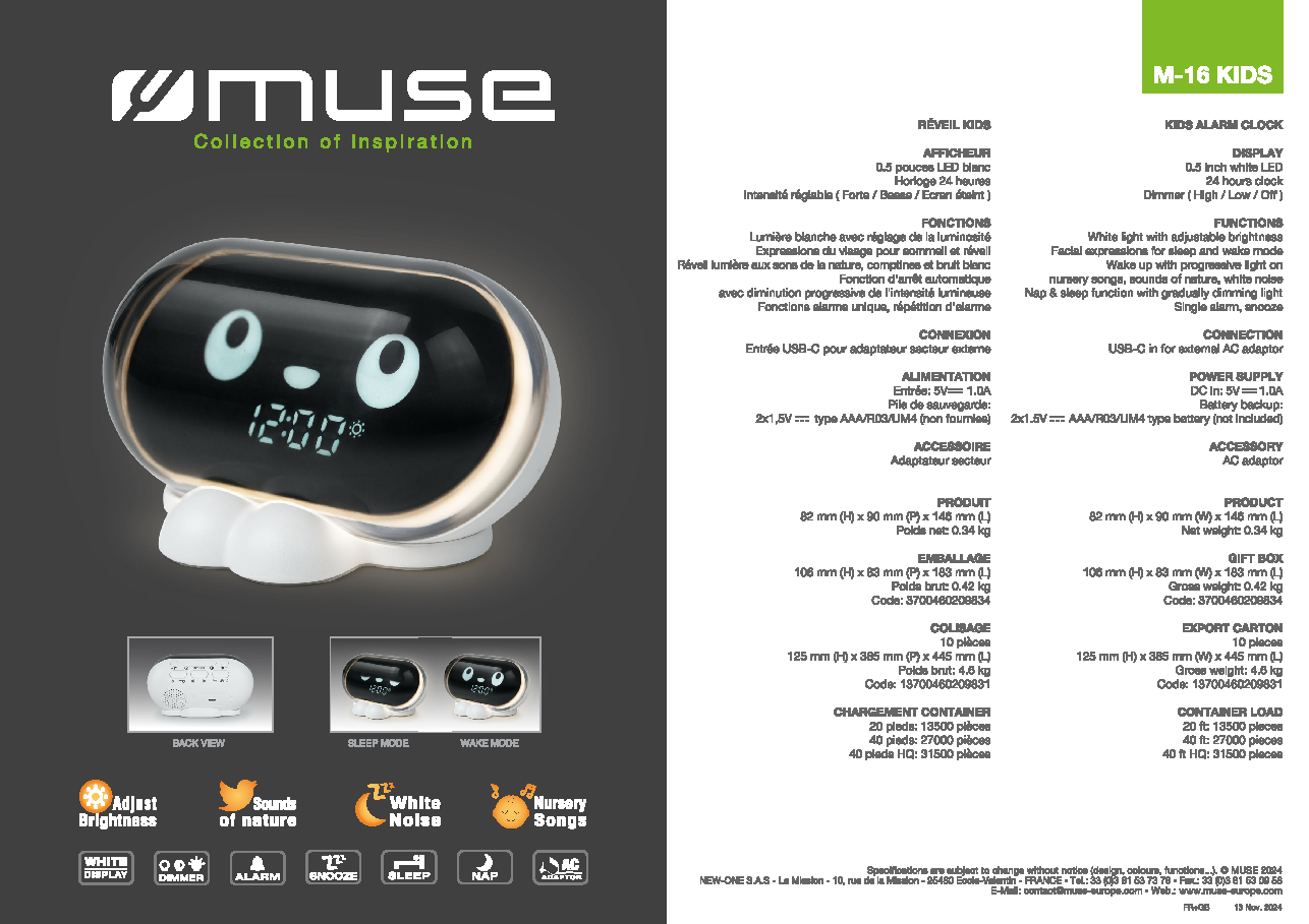 Fiche technique fournisseur
