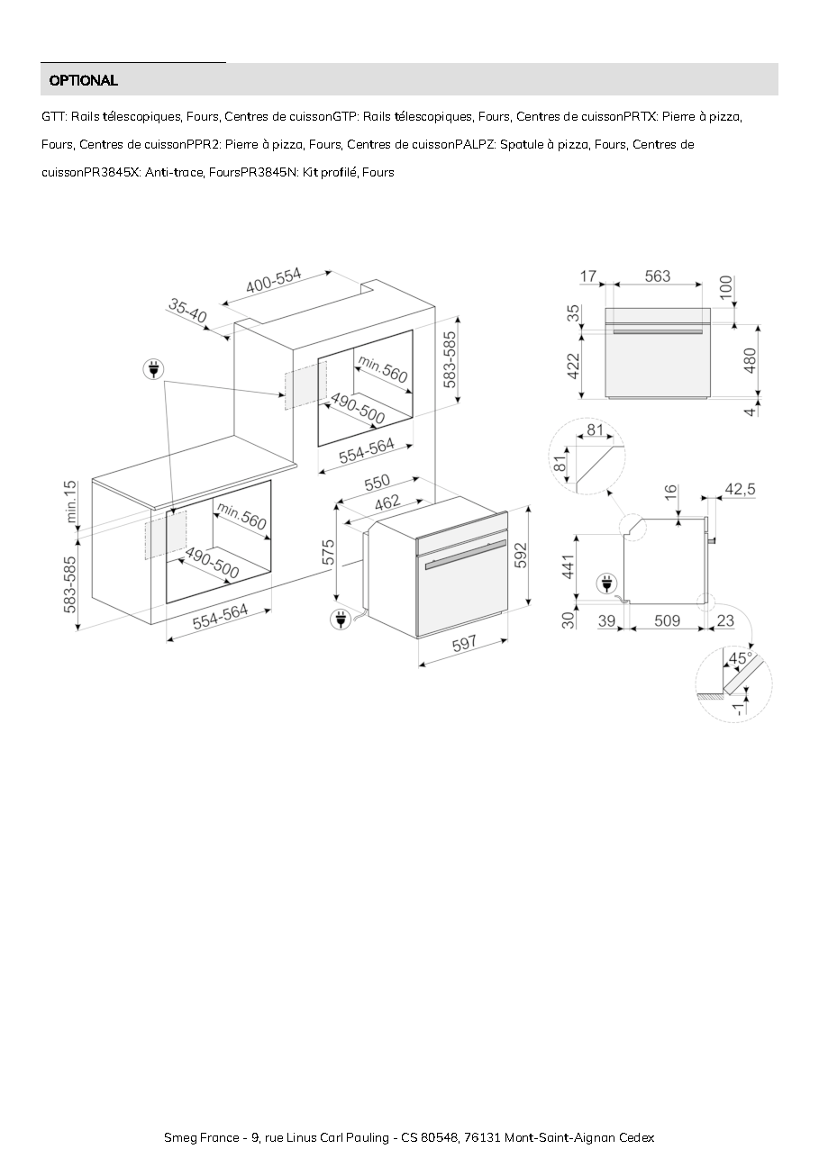 Fiche technique fournisseur
