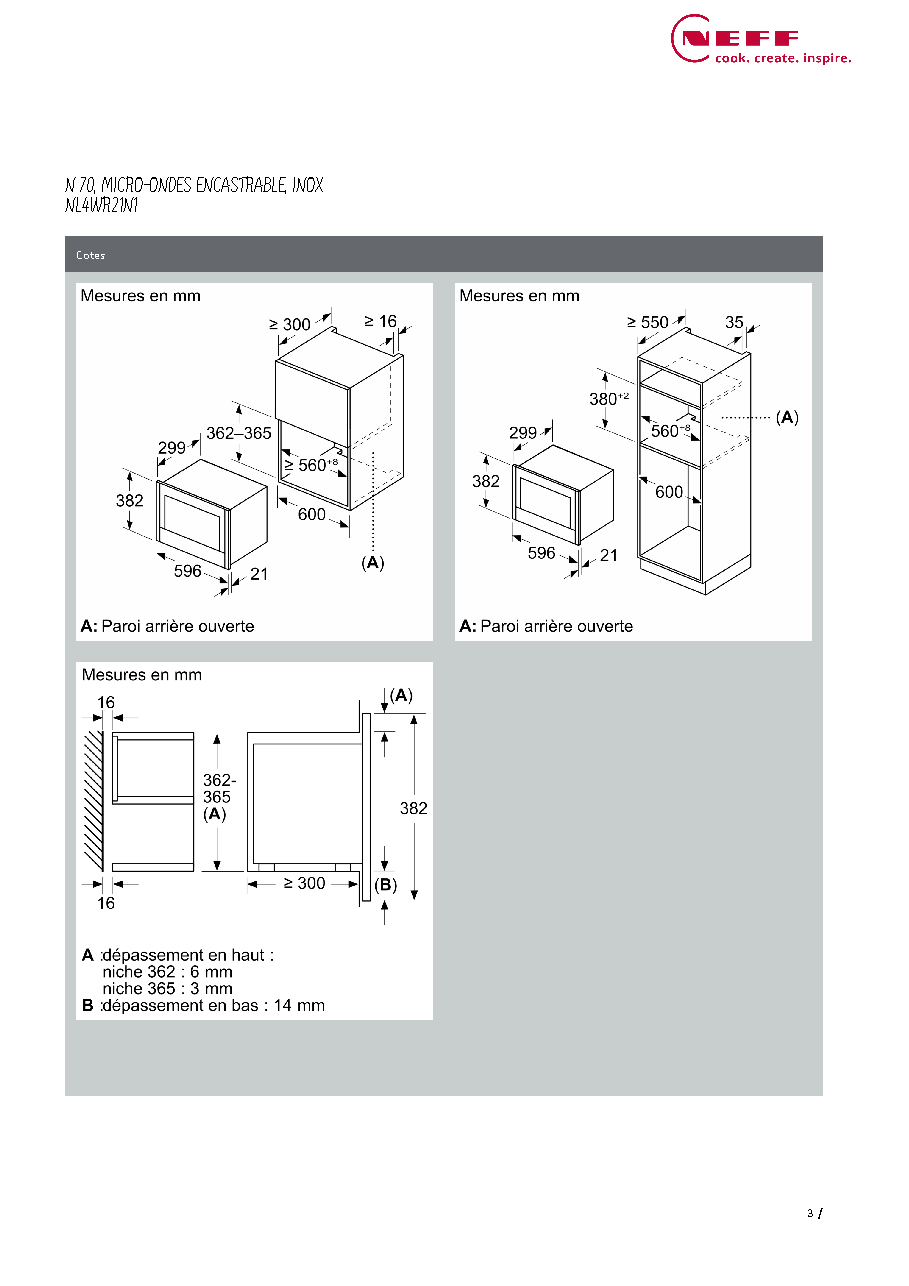 Fiche technique fournisseur
