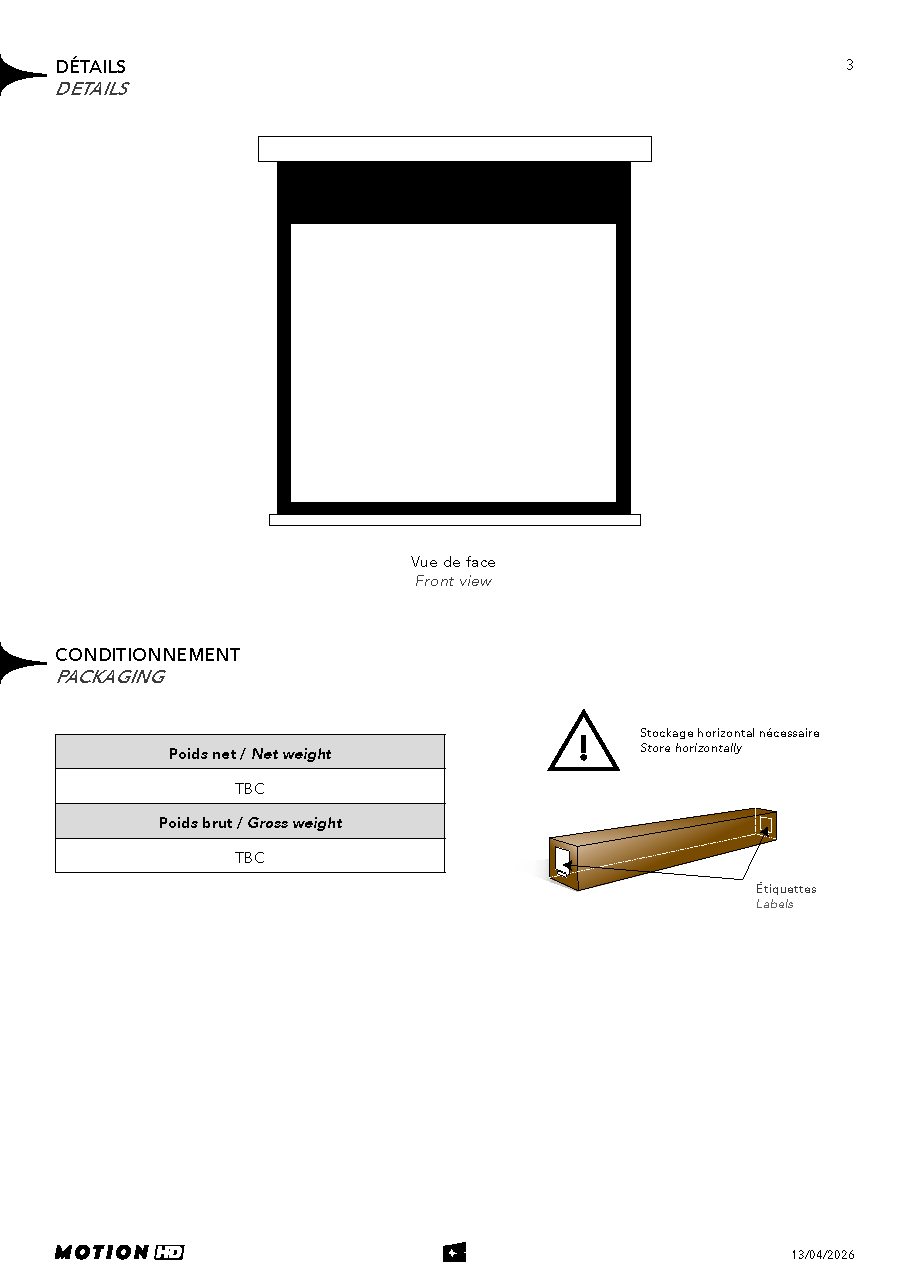 Fiche technique fournisseur
