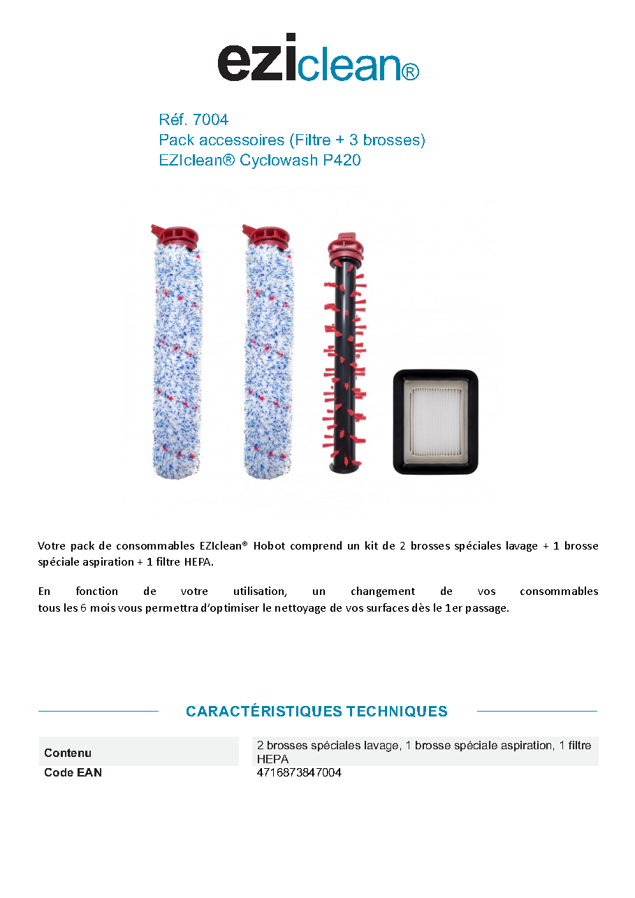 Fiche technique fournisseur