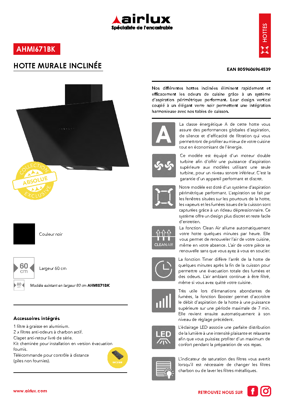 Fiche technique fournisseur