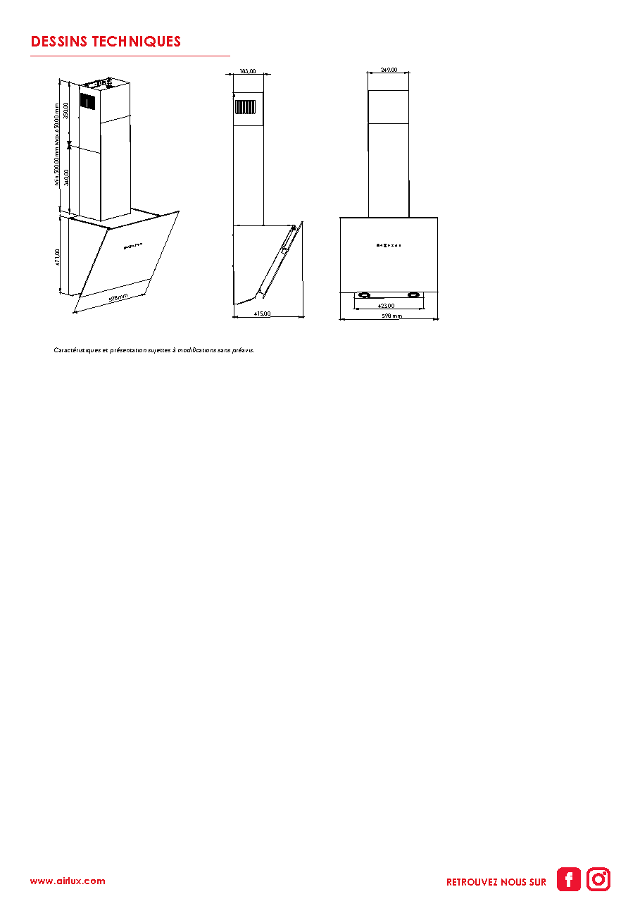 Fiche technique fournisseur