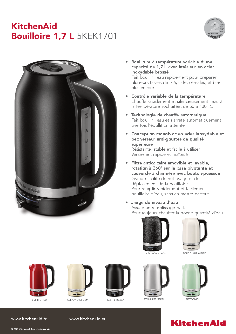 Fiche technique fournisseur