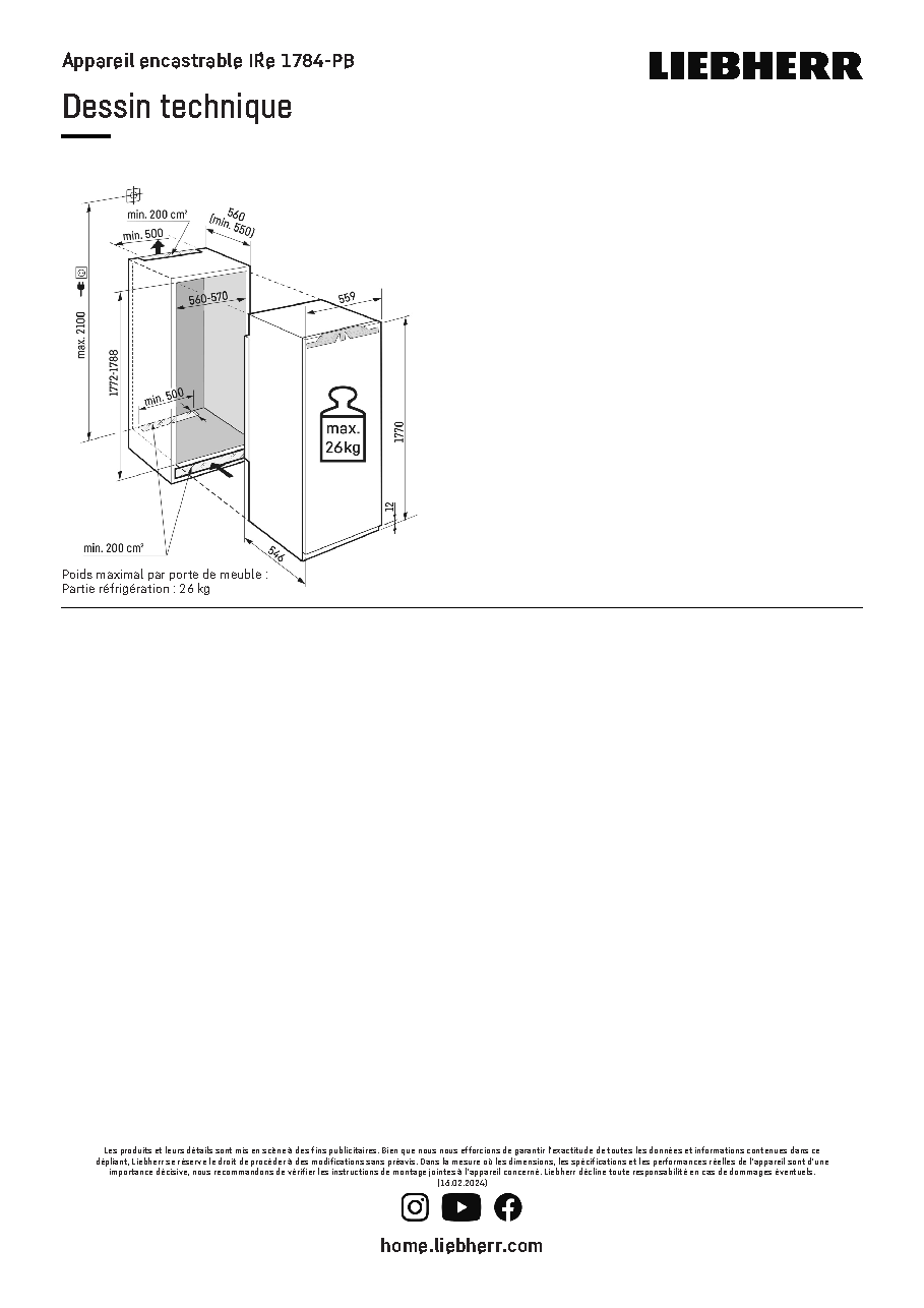 Fiche technique fournisseur