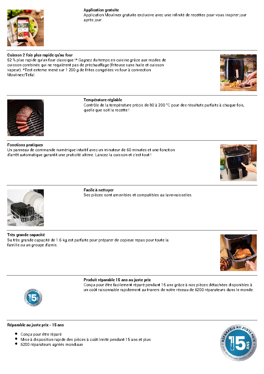 Fiche technique fournisseur