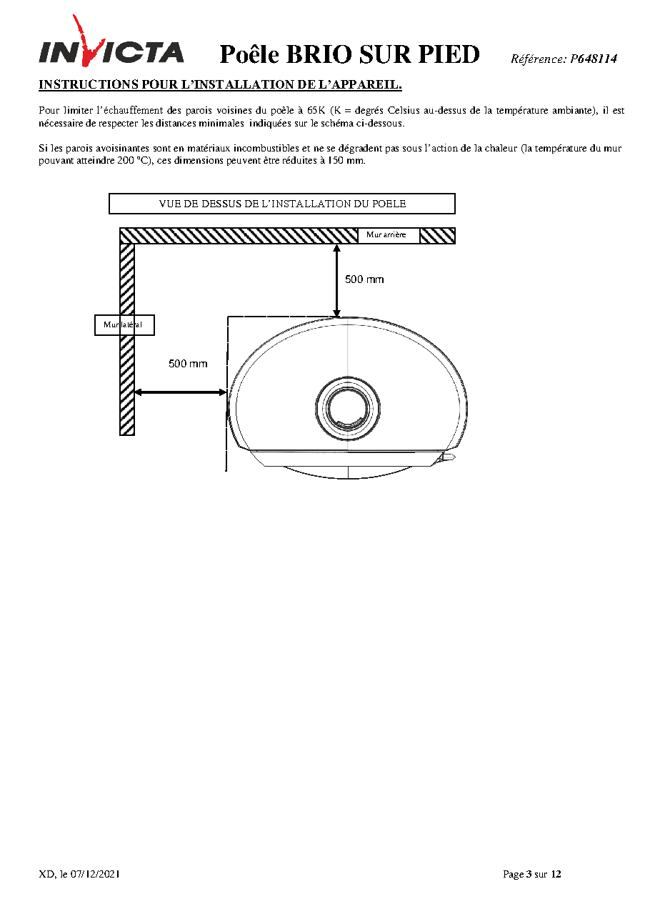 Fiche technique fournisseur