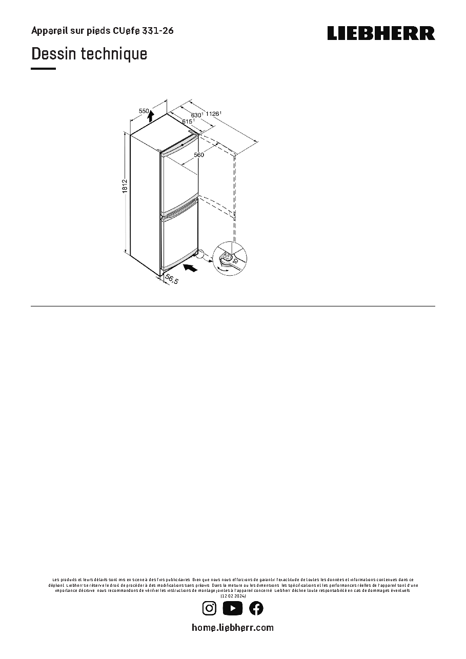Fiche technique fournisseur