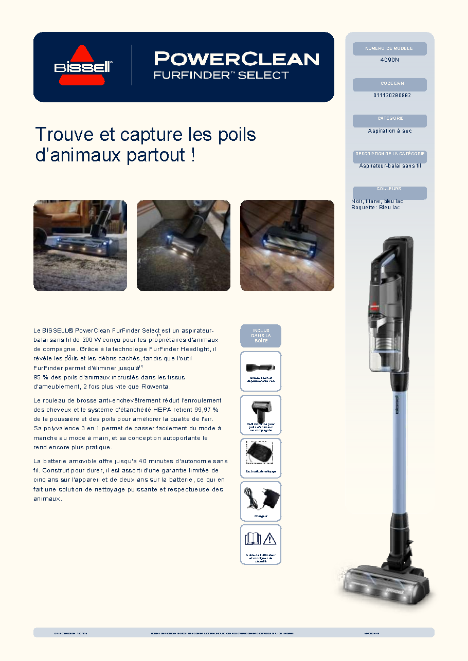 Fiche technique fournisseur