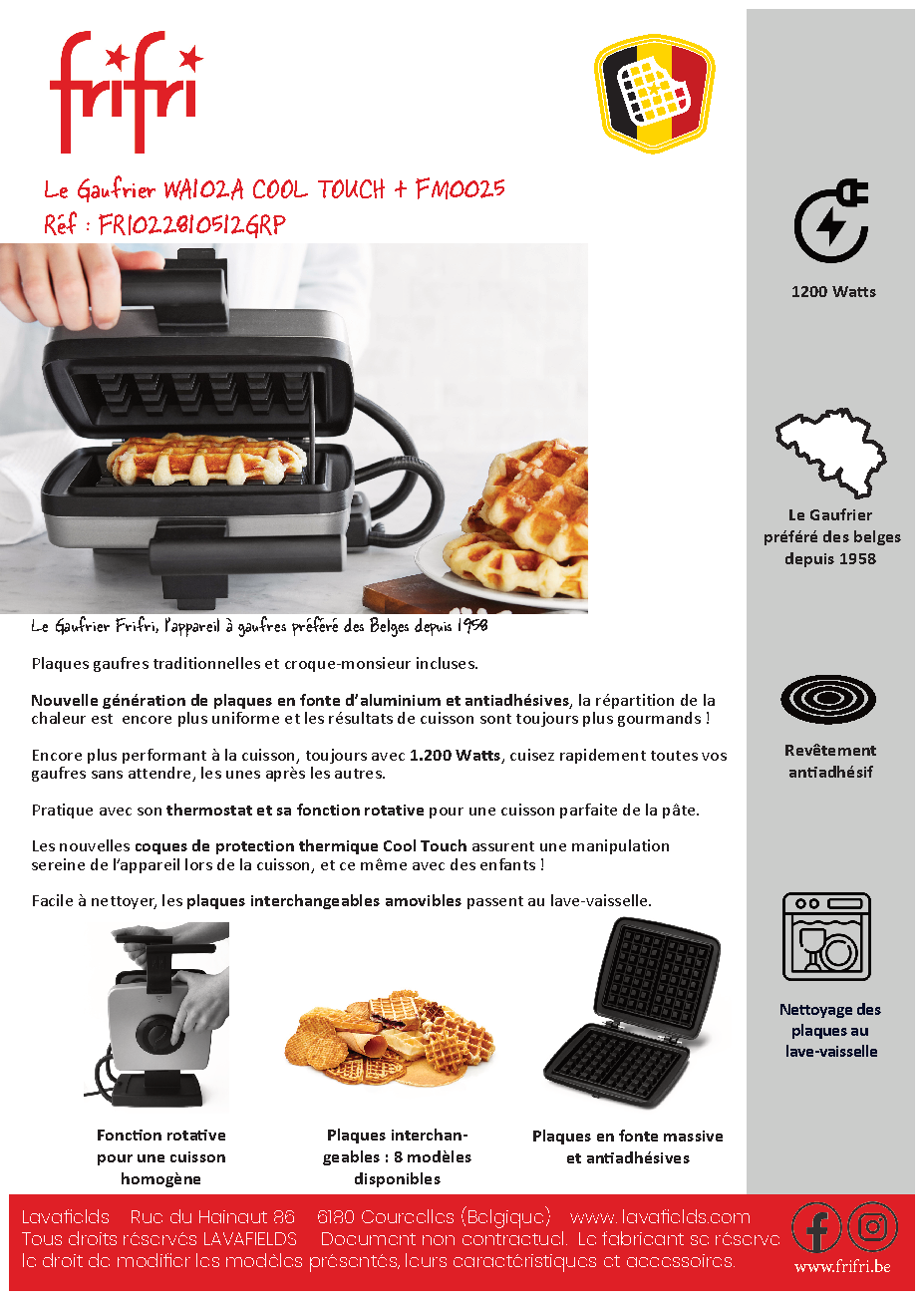Fiche technique fournisseur