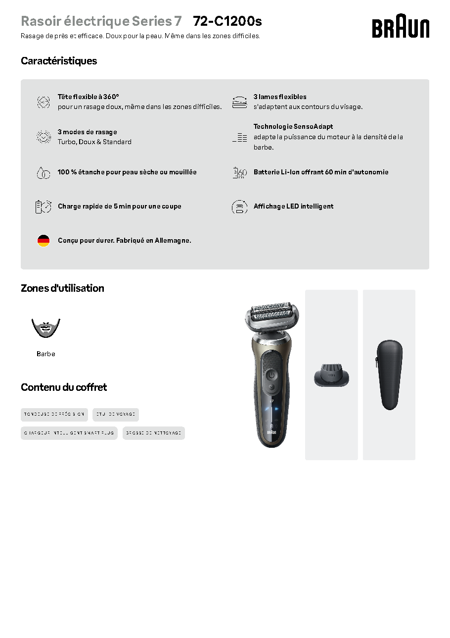 Fiche technique fournisseur
