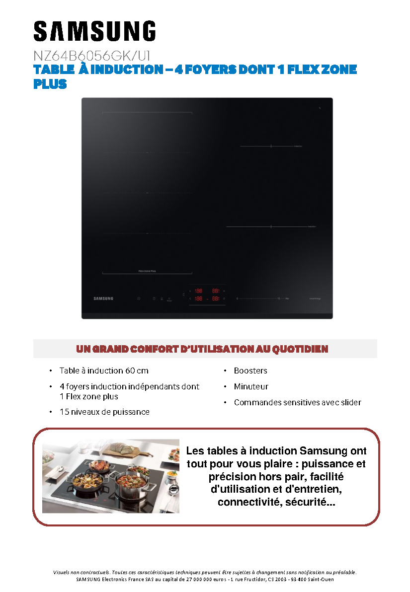 Fiche technique fournisseur