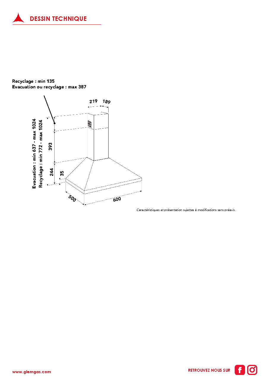 Fiche technique fournisseur