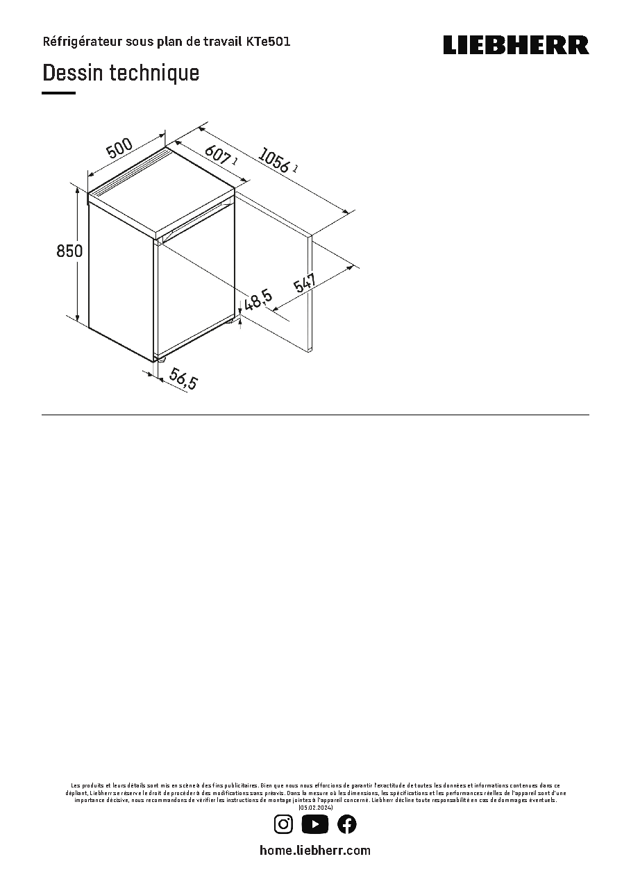 Fiche technique fournisseur