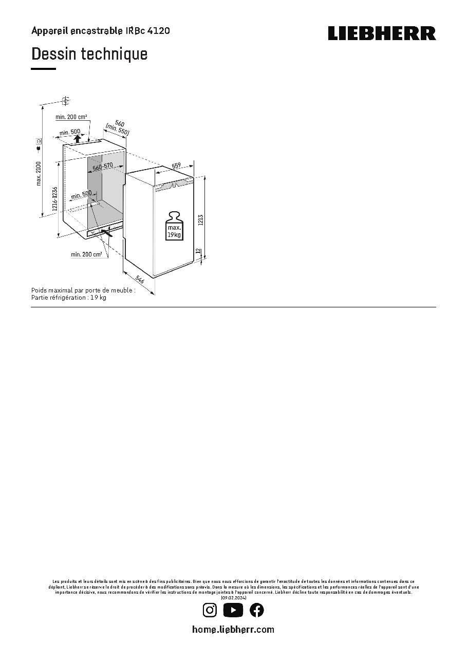 Fiche technique fournisseur