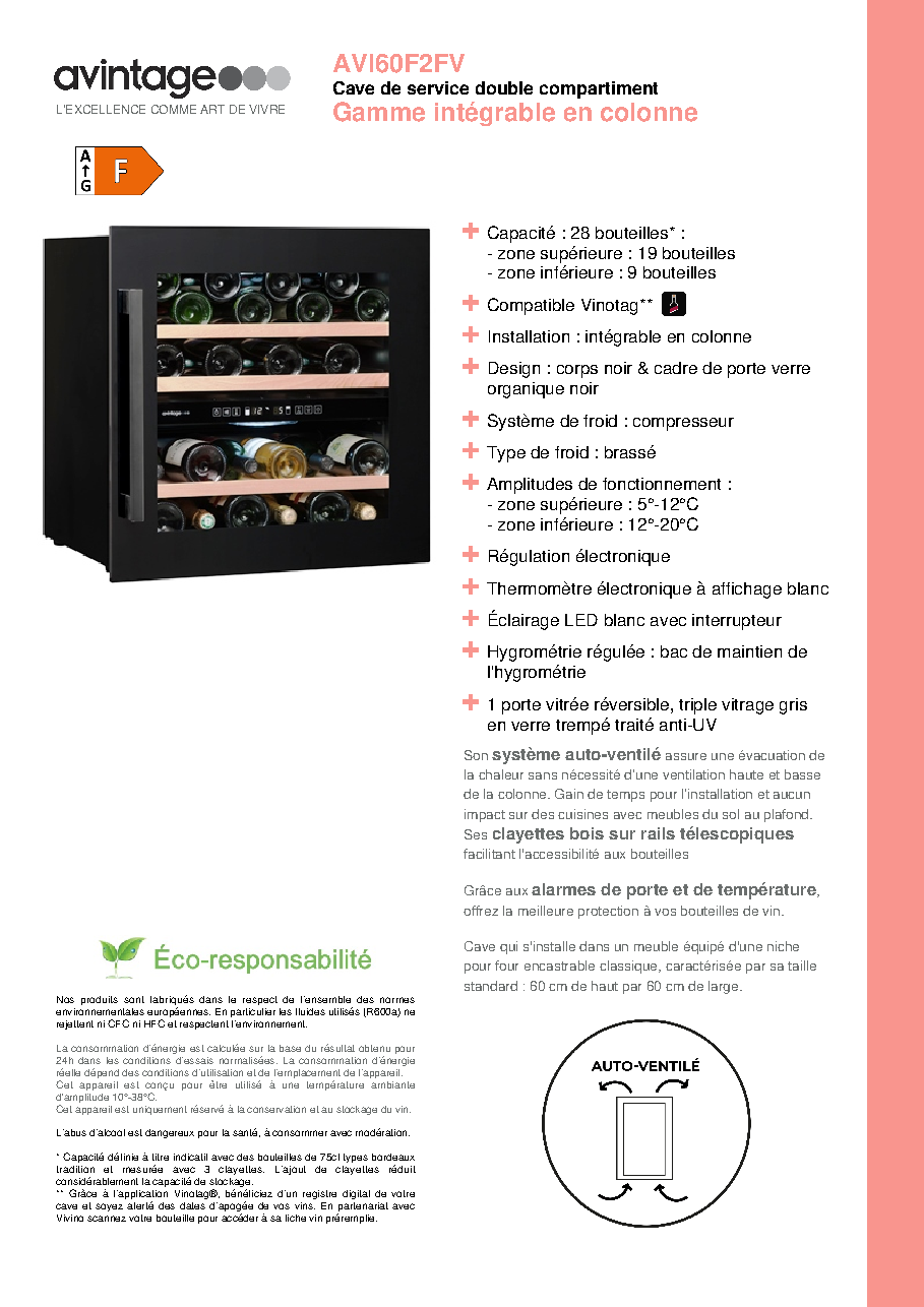Fiche technique fournisseur